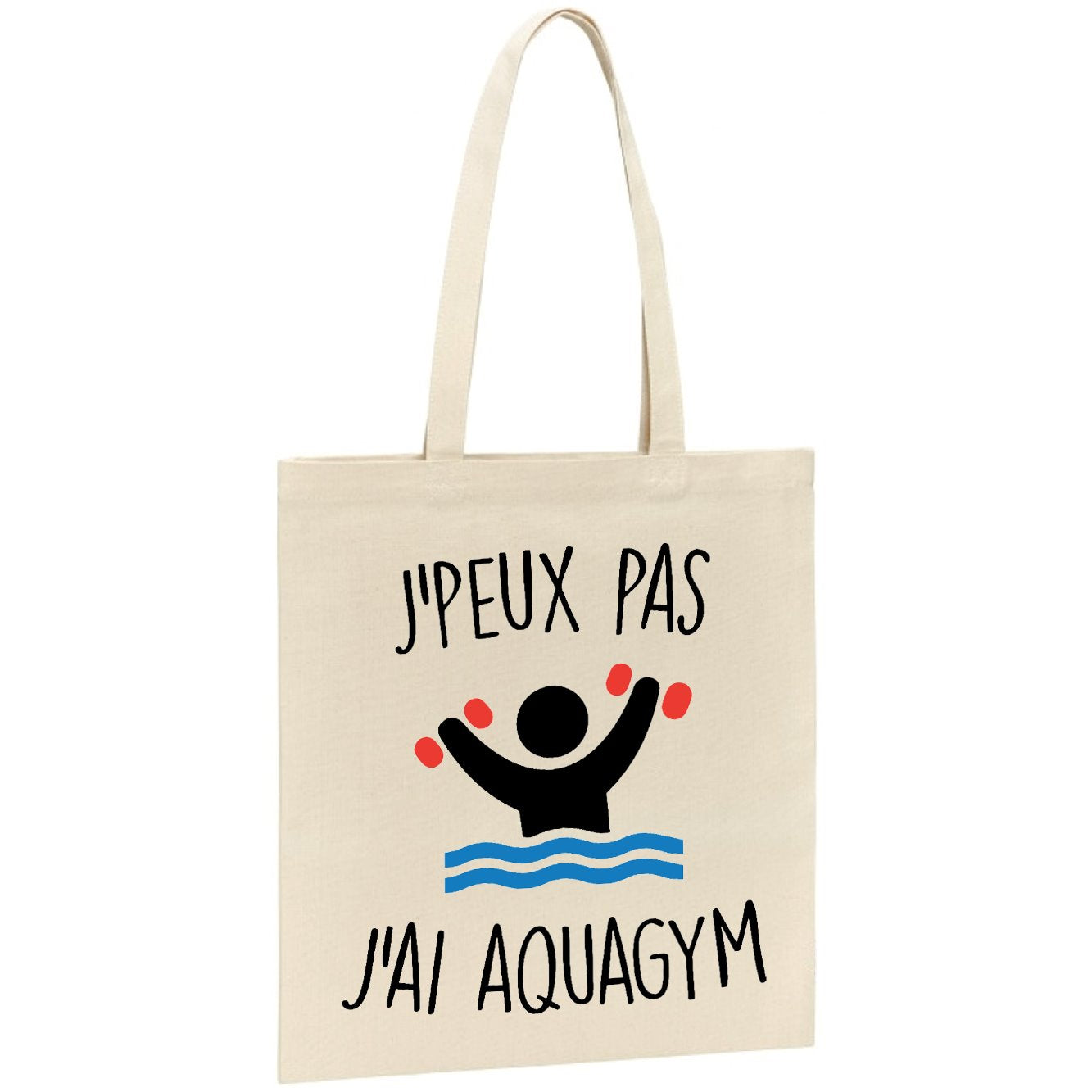 Tote bag J'peux pas j'ai aquagym 