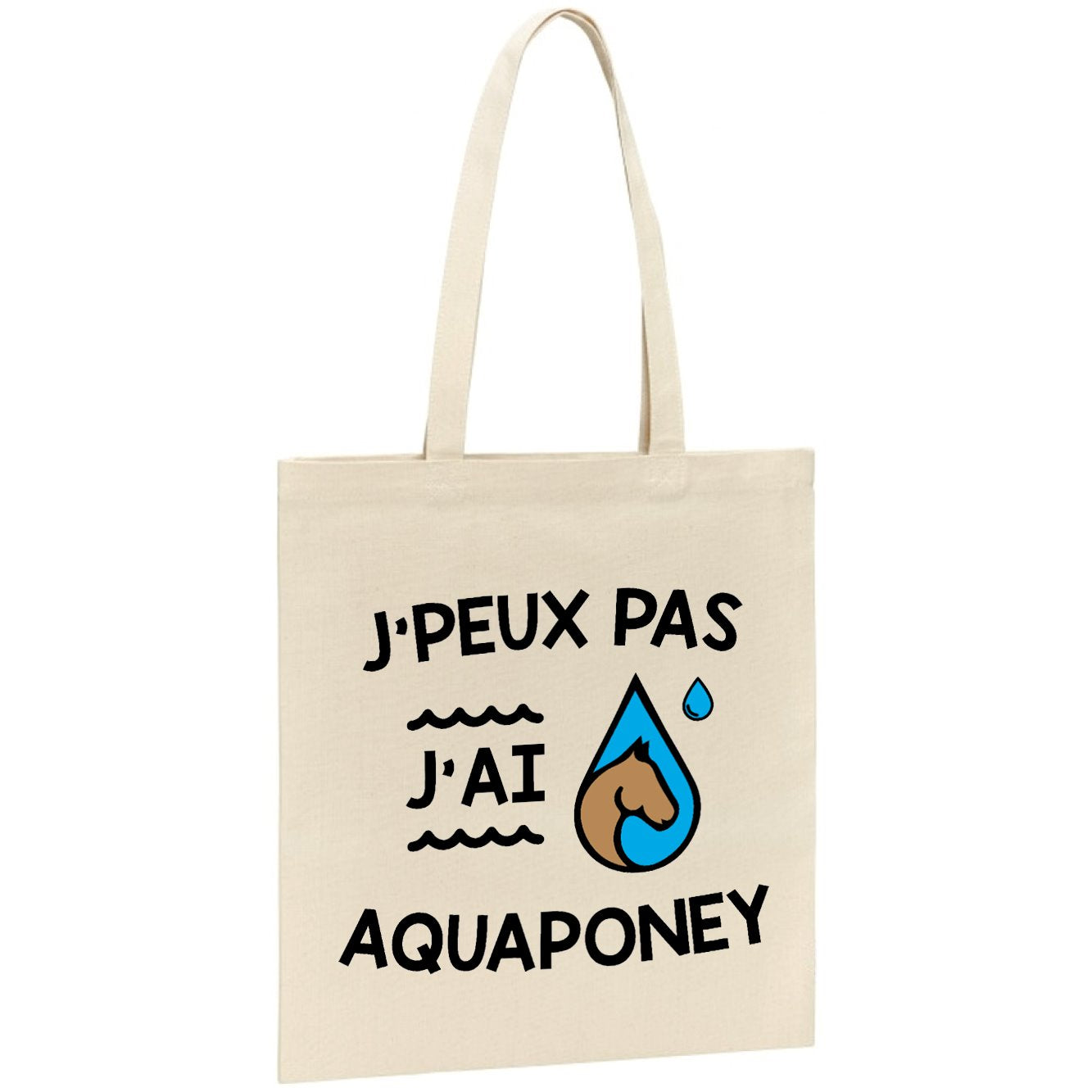 Tote bag J'peux pas j'ai aquaponey 