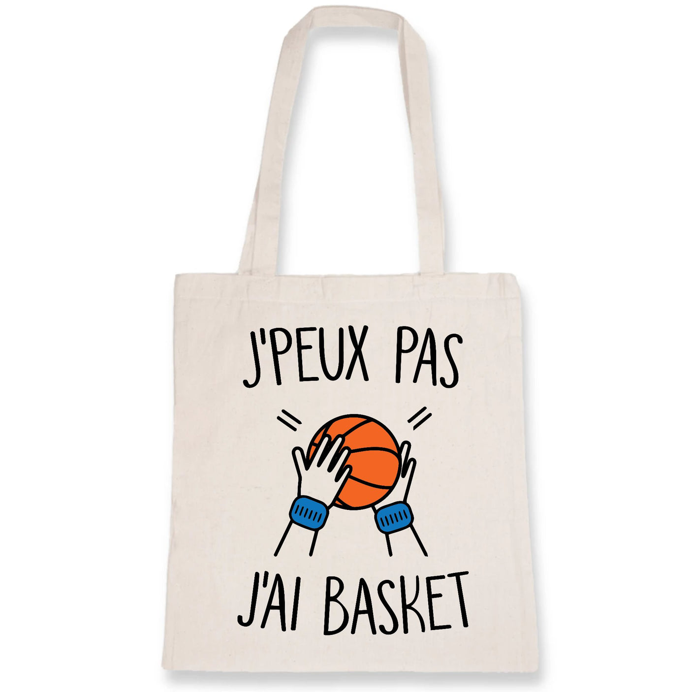 Tote bag J'peux pas j'ai basket 