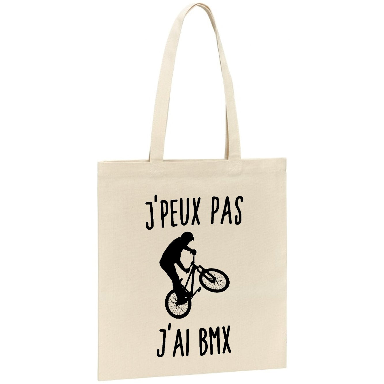 Tote bag J'peux pas j'ai BMX 