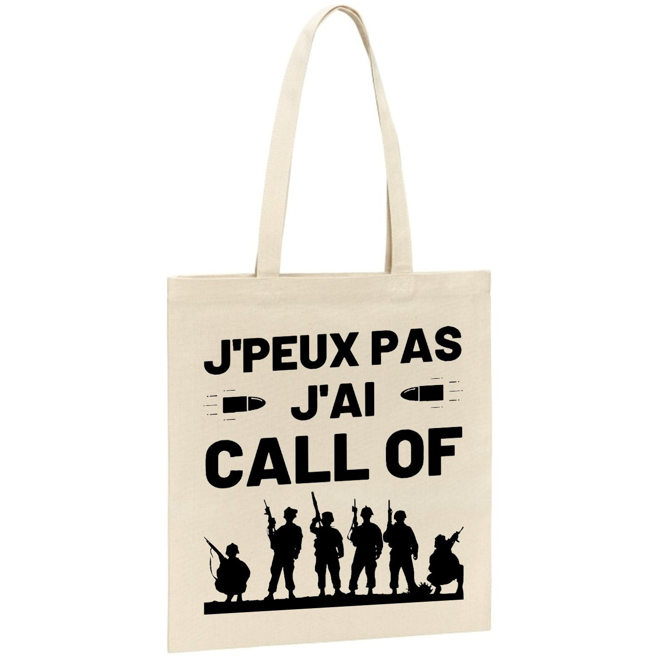 Tote bag J'peux pas j'ai call of 