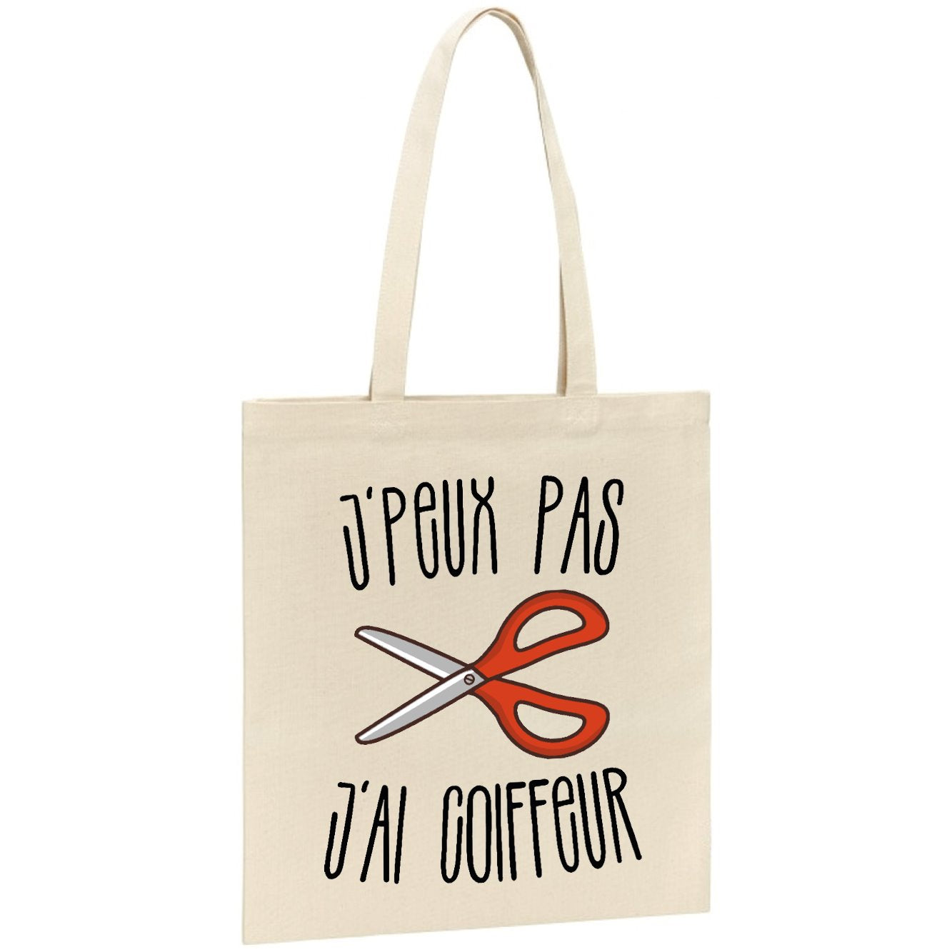 Tote bag J'peux pas j'ai coiffeur 