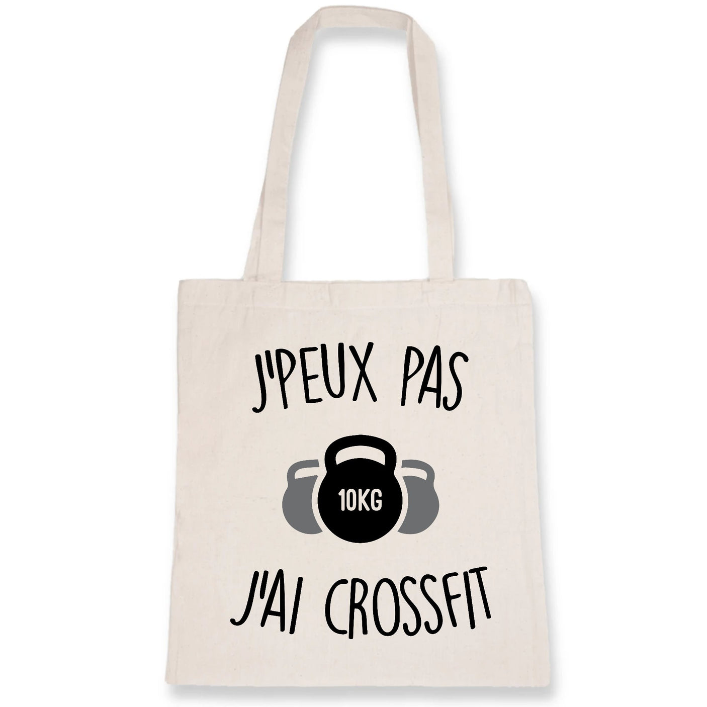 Tote bag J'peux pas j'ai crossfit 