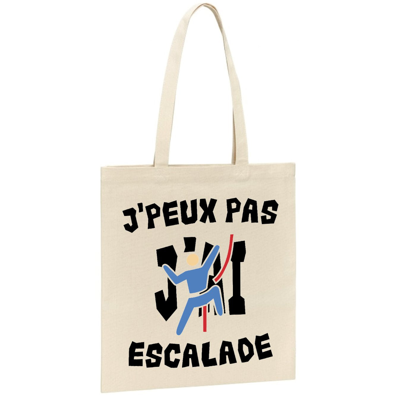 Tote bag J'peux pas j'ai escalade 