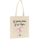 Tote bag J'peux pas j'ai gym 