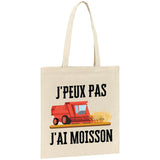 Tote bag J'peux pas j'ai moisson 