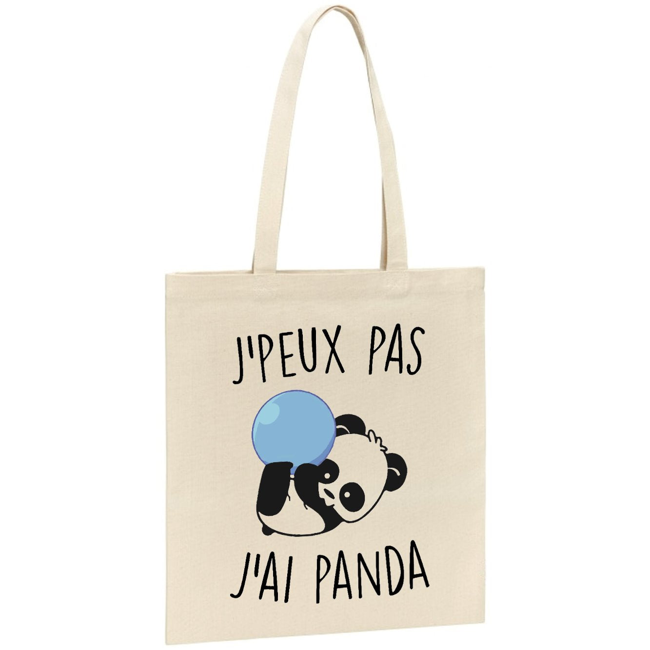 Tote bag J'peux pas j'ai panda 