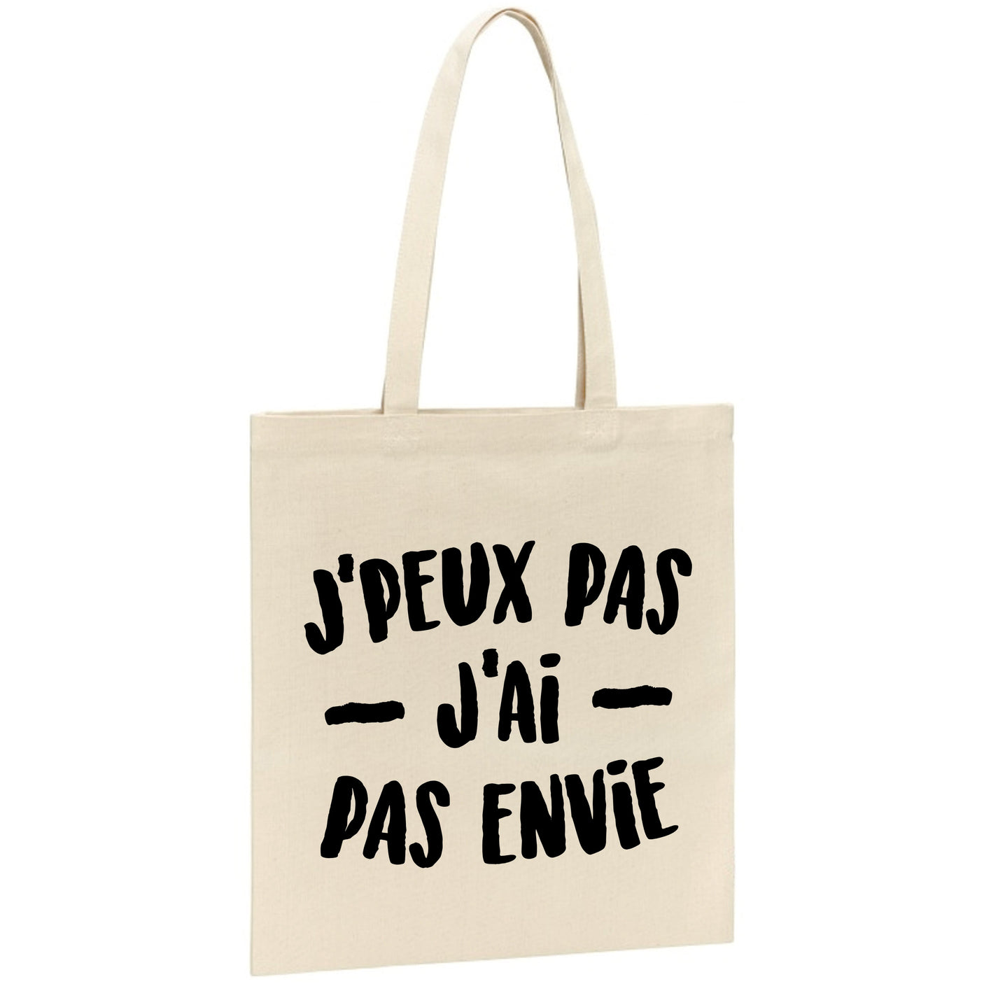 Tote bag J'peux pas j'ai pas envie 