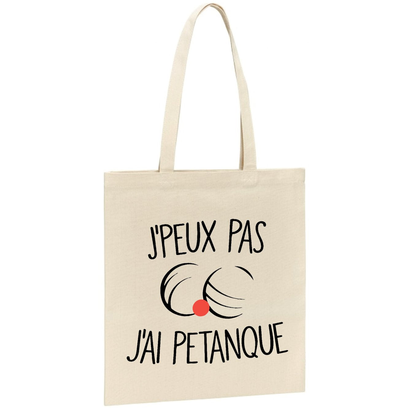 Tote bag J'peux pas j'ai pétanque 