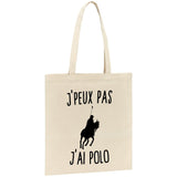 Tote bag J'peux pas j'ai polo 