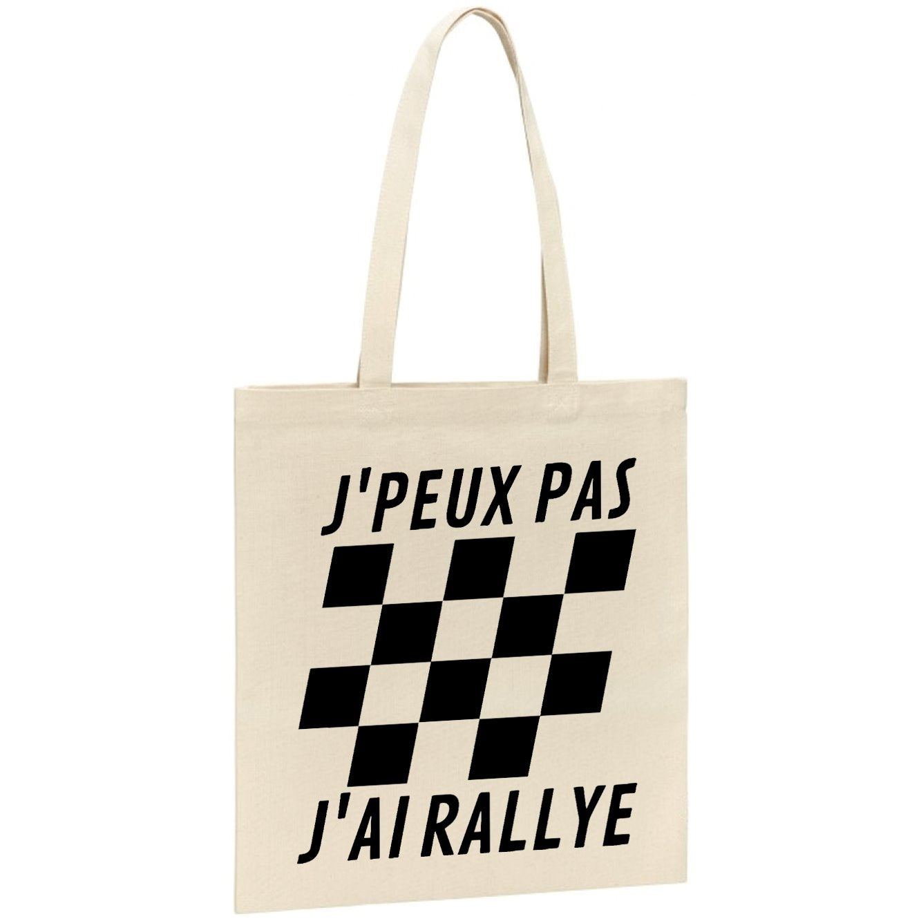 Tote bag J'peux pas j'ai rallye 