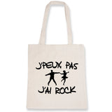 Tote bag J'peux pas j'ai rock 