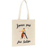 Tote bag J'peux pas j'ai salsa 