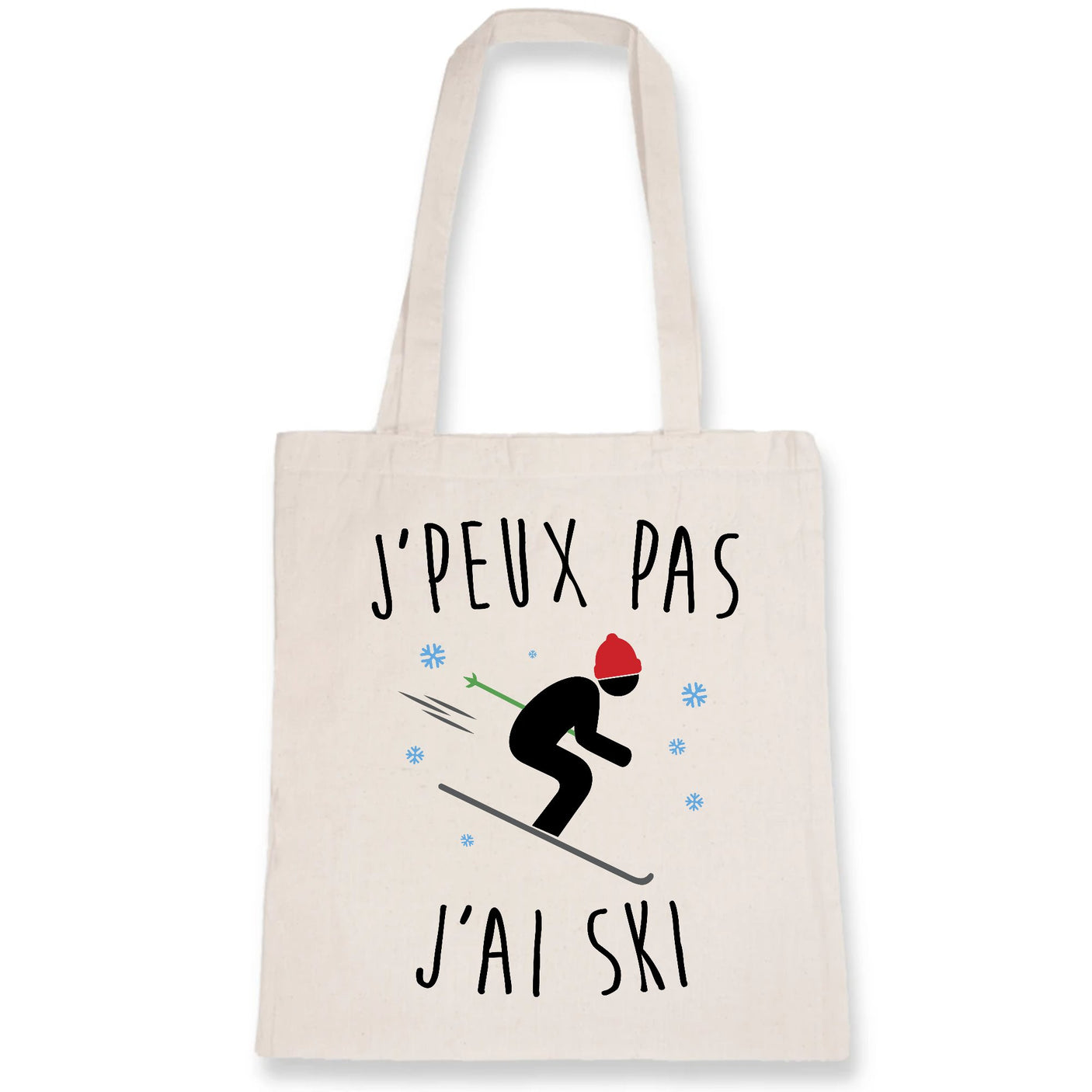 Tote bag J'peux pas j'ai ski 