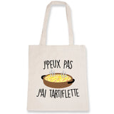 Tote bag J'peux pas j'ai tartiflette 