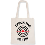 Tote bag J'peux pas j'ai tir 