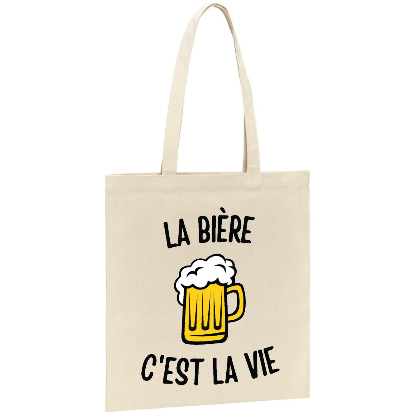 Tote bag La bière c'est la vie 