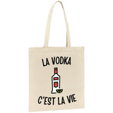 Tote bag La vodka c'est la vie 