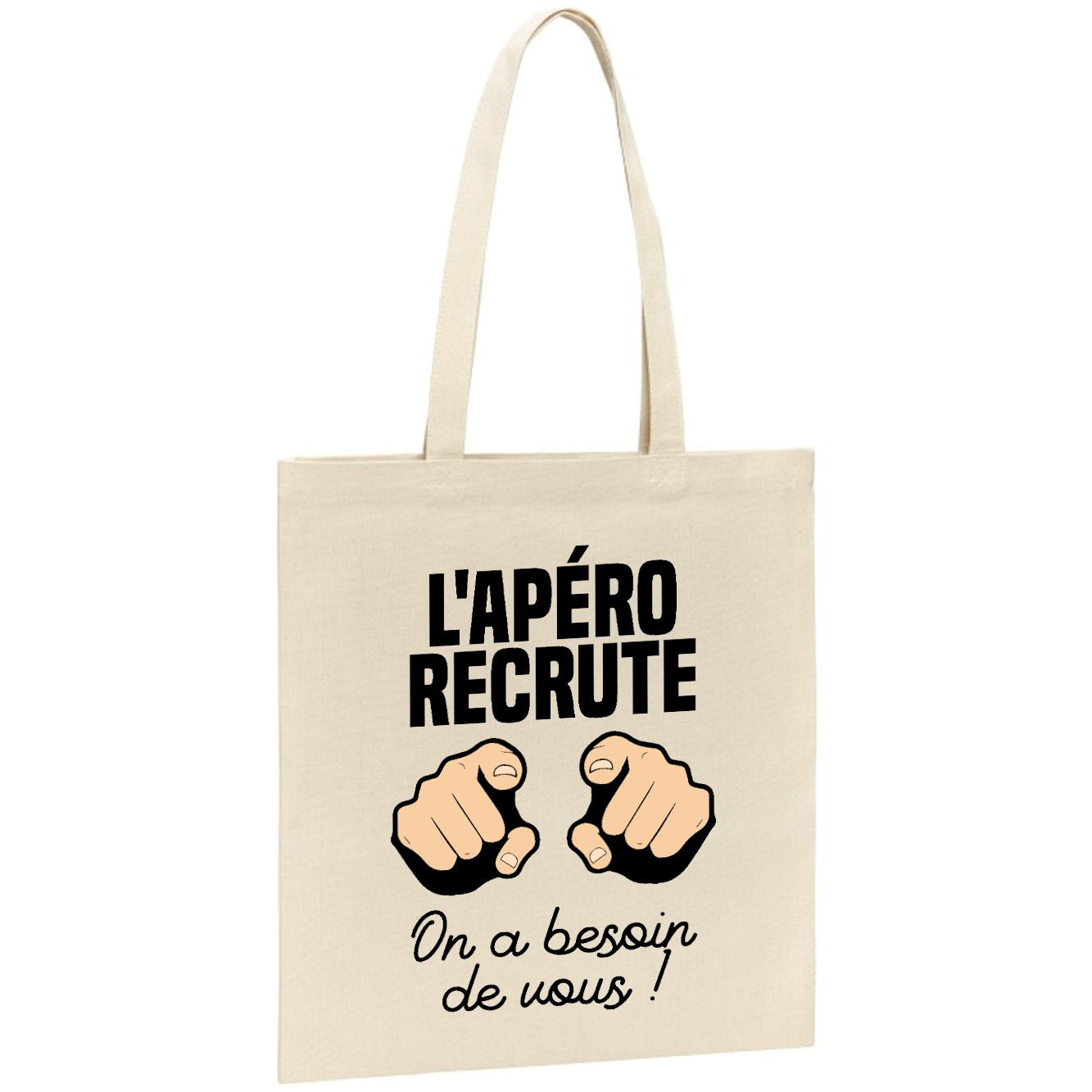 Tote bag L'apéro recrute 