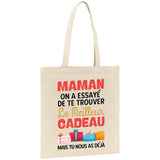 Tote bag Le meilleur cadeau pour maman 