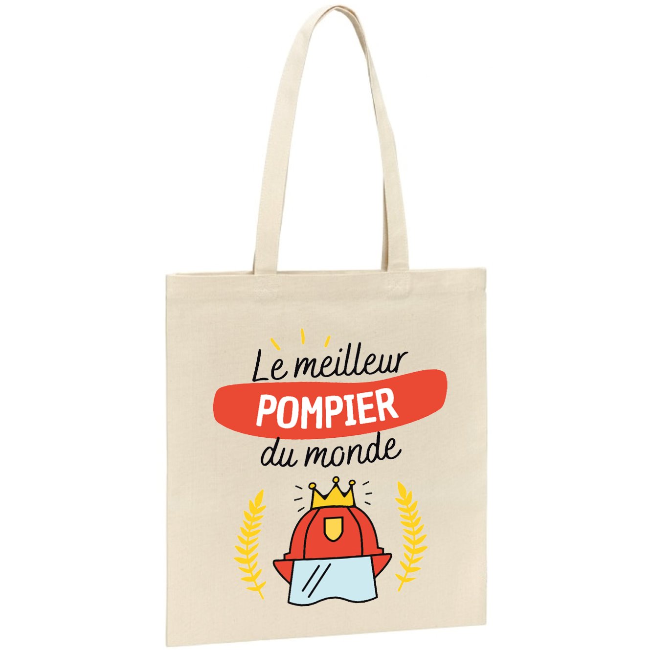 Tote bag Le meilleur pompier du monde 