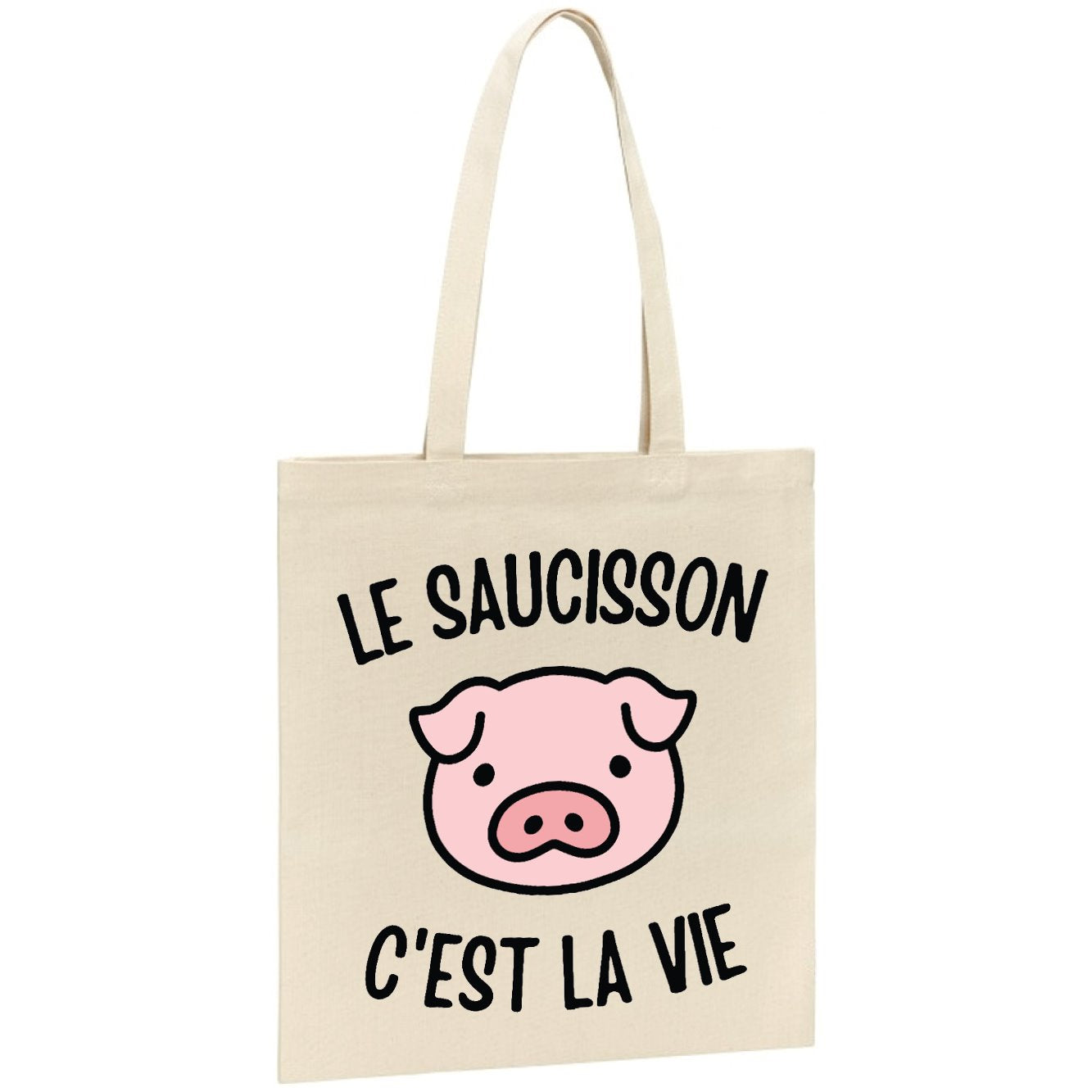 Tote bag Le saucisson c'est la vie 