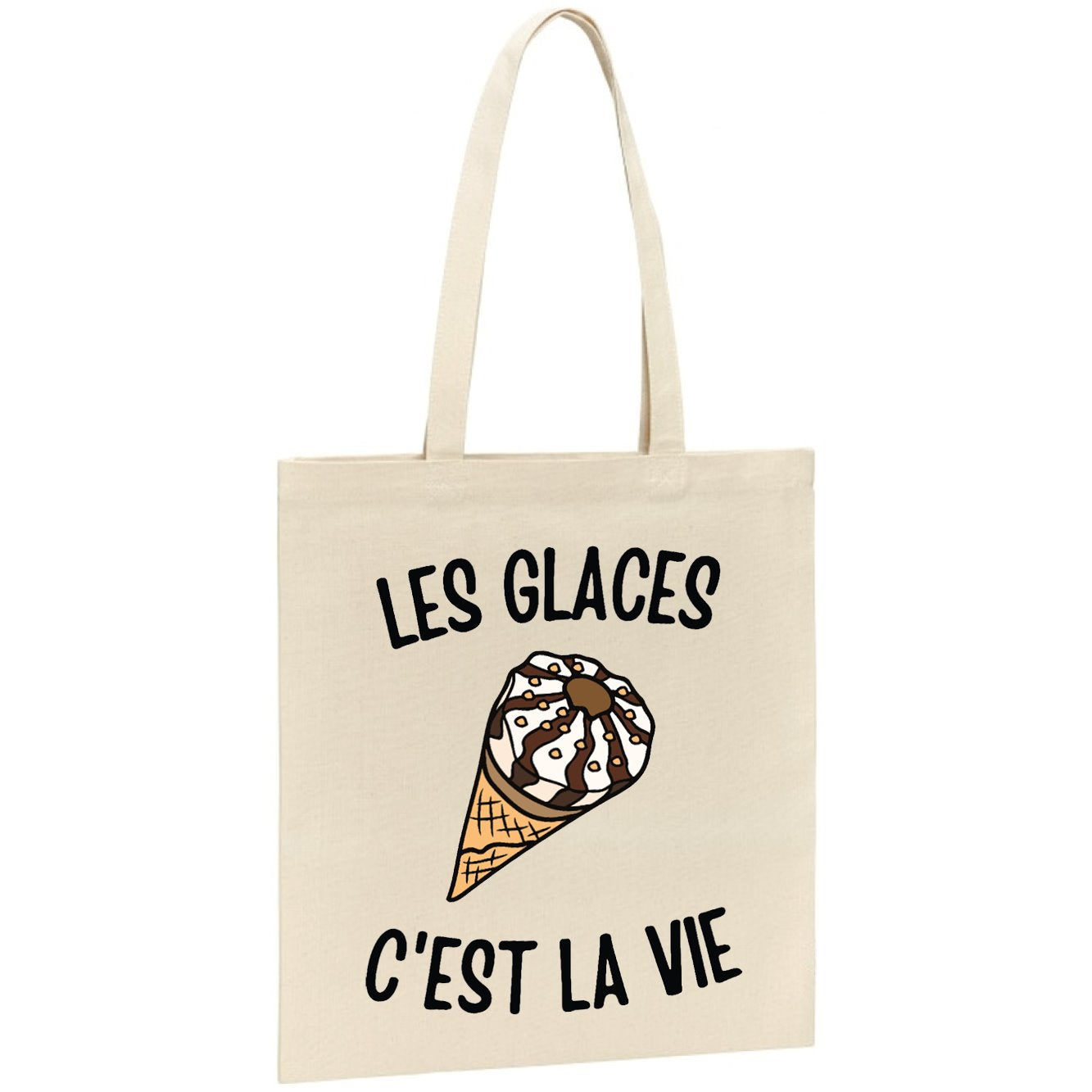 Tote bag Les glaces c'est la vie 