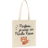 Tote bag Panda roux 