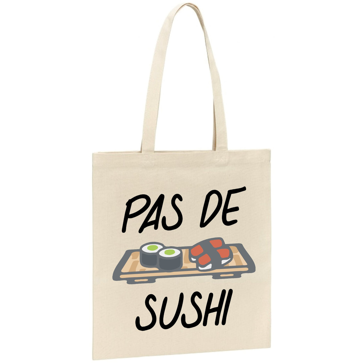 Tote bag Pas de sushi 