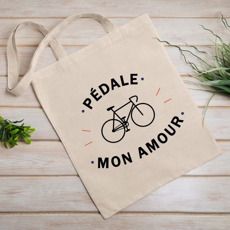 Tote bag Pédale mon amour Blanc