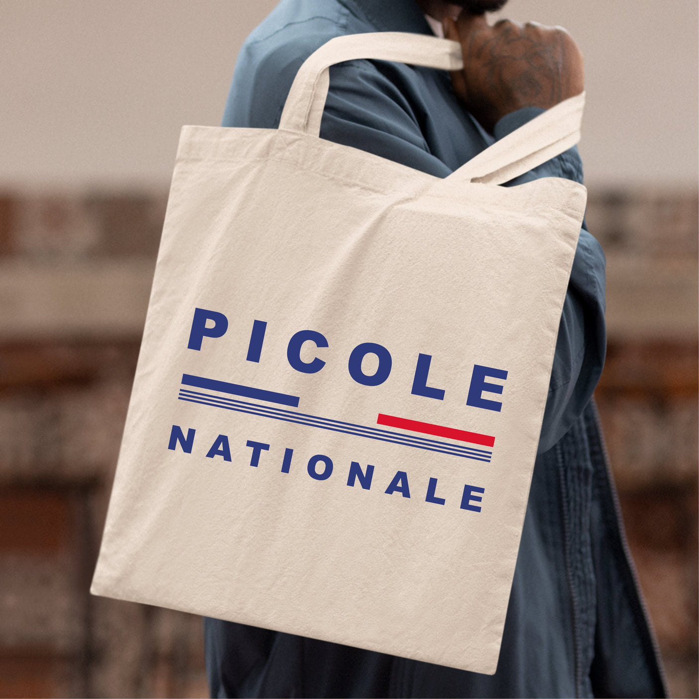 Tote bag Picole Nationale Beige