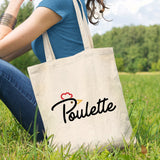 Tote bag Poulette Beige