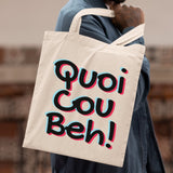 Tote bag Quoicoubeh Beige