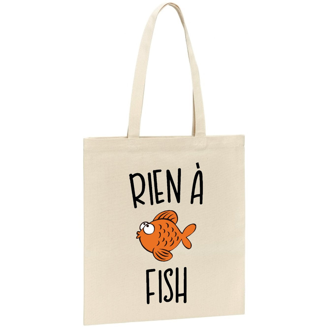 Tote bag Rien à fish 