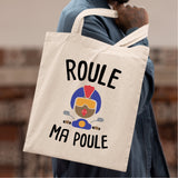 Tote bag Roule ma poule Blanc