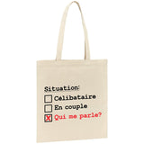 Tote bag Situation célibataire 