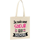 Tote bag Soeur qui déchire 