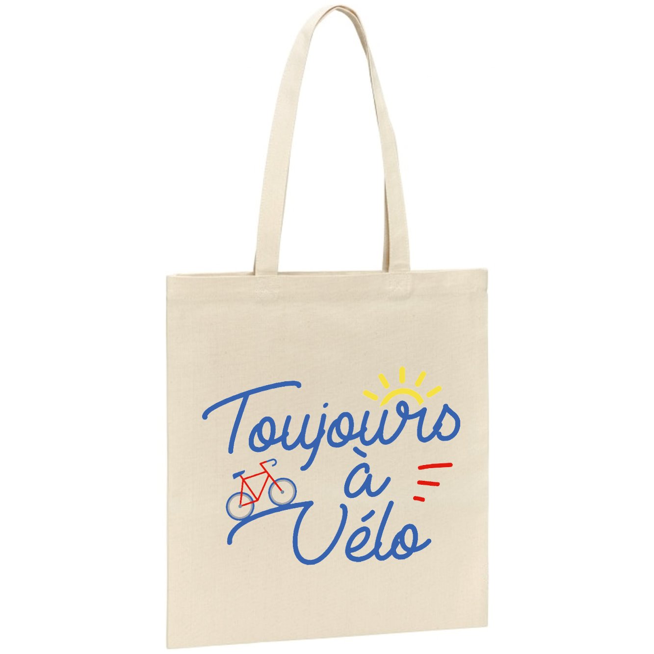 Tote bag Toujours à vélo 