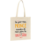 Tote bag Un jour mon prince viendra 